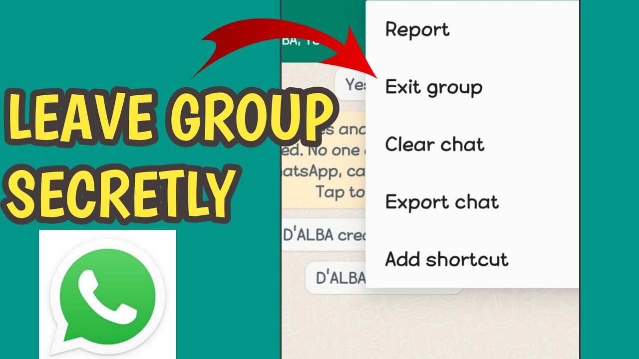 How to Leave a WhatsApp Group or Channel Silently