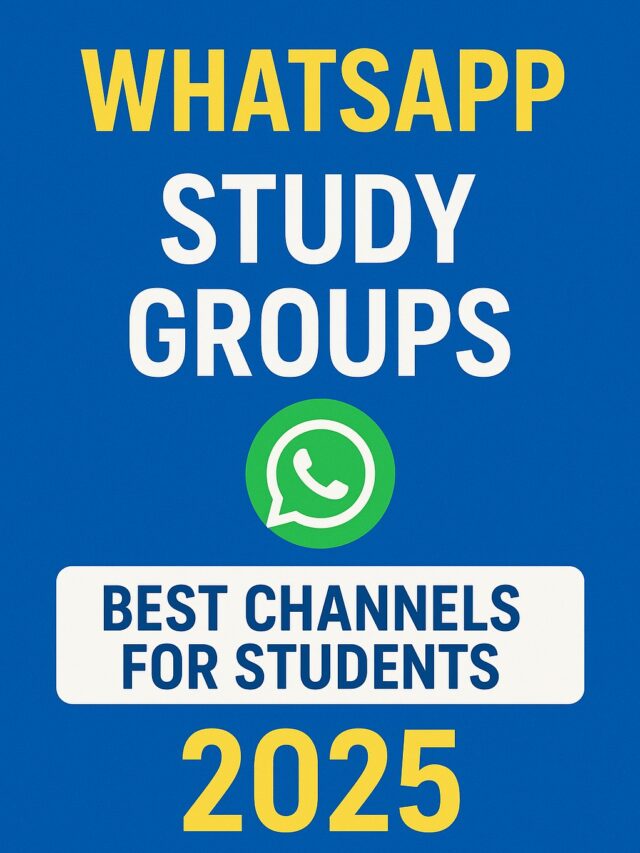 WhatsApp Study Groups – Best Channels for Students 2025