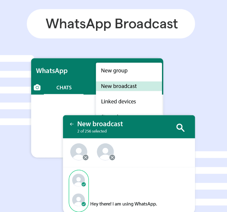Whatsapp Broadcast list